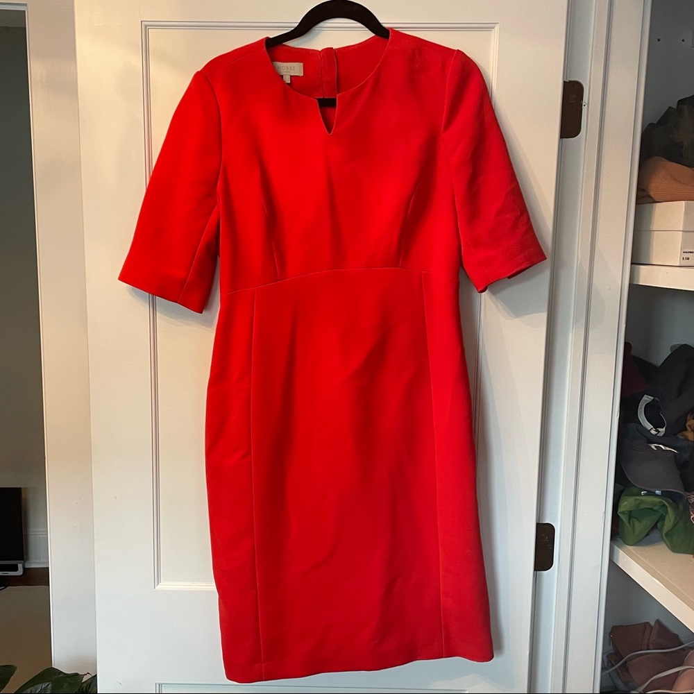 Red Hobbs Dress